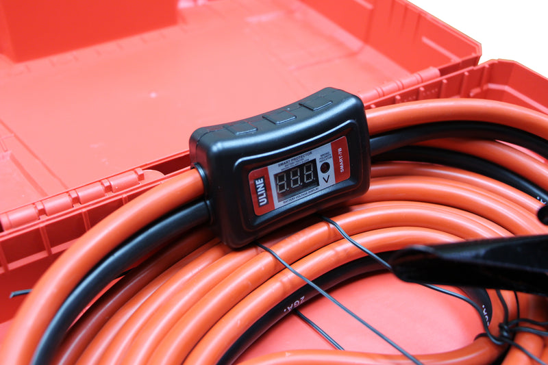 HD Booster Cable 2GA 20' | Inline Voltmeter in Case