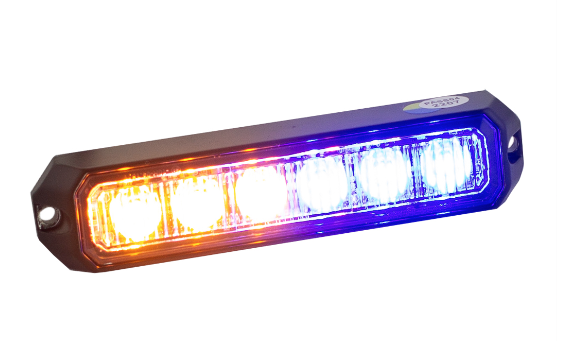 5" Low Profile Amber/Blue Strobe Light | NSB-S626AB