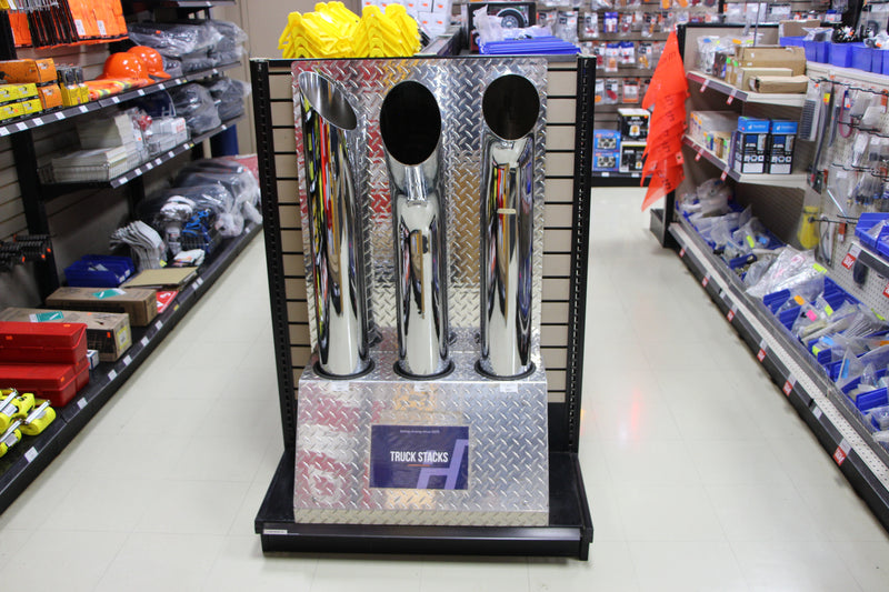 6" - 5" Reduced Bullhorn Top Stack - 48" Long | TSK65-BO48