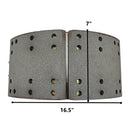 New 16.5 X 7 23,000 Lbs. Q-Plus Brake Shoe