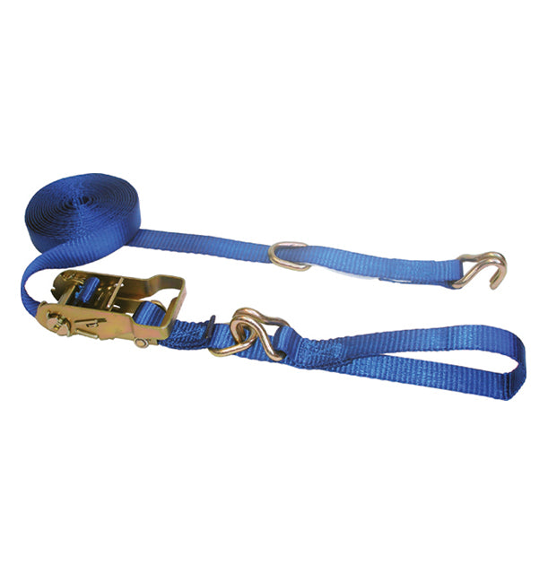 1" x 16' Ratchet Strap c/w Wire Hook | 43887-10