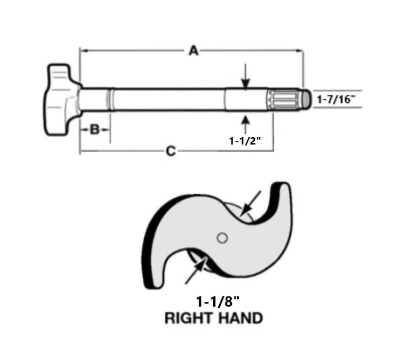 1.5" x 23.5" 10 Spline RH Q+ Camshaft | CAM119RQ