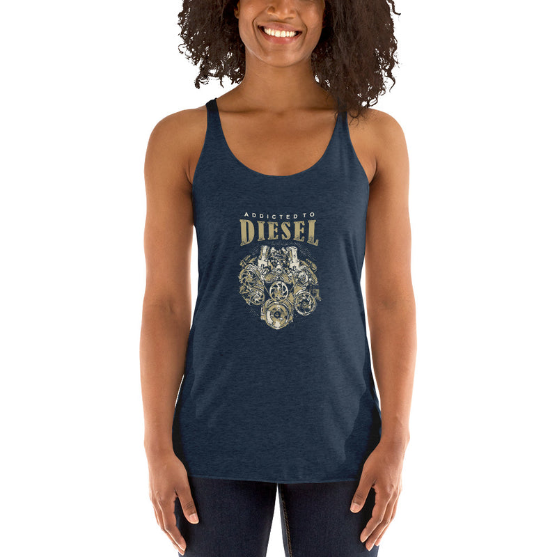Addicted to Diesel Women's Racerback Tank